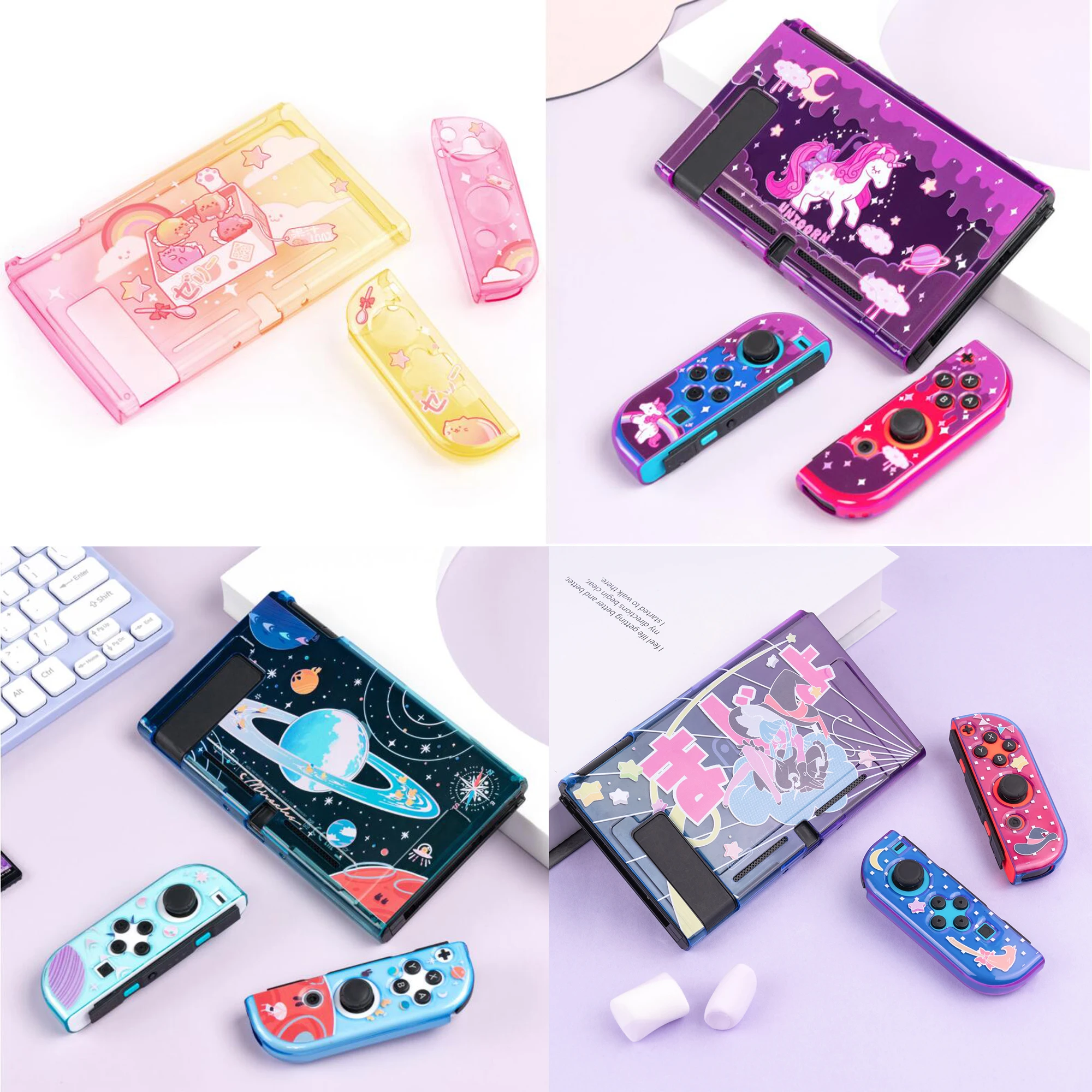 Флип-чехол из мягкого ТПУ для Nintendo Switch NS Joy-Con | Электроника