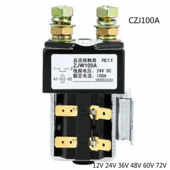 

ZJW100A 12V 24V 36V 48V 60V 72V DC Contactor SW80 for Motor Forklift Electromobile Grab Wehicle Car Winch NO