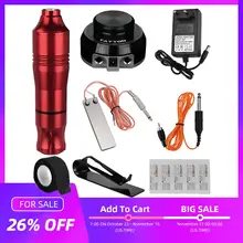 Ротационная машинка для татуировки, ручка, набор для татуировки, ЖК-дисплей, педаль питания, поставка татуировки, Перманентный макияж, машина, ассортимент