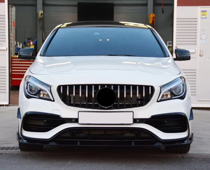 Для CLA W117 сетчатая решетка- ABS Материал GT передняя решетка центральный гриль Авто Сетка CLA180 CLA200 CLA220