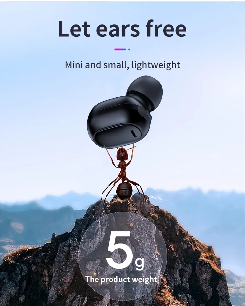 TOTU BT4.2 Mini Wireless Sports Earphone Headphones