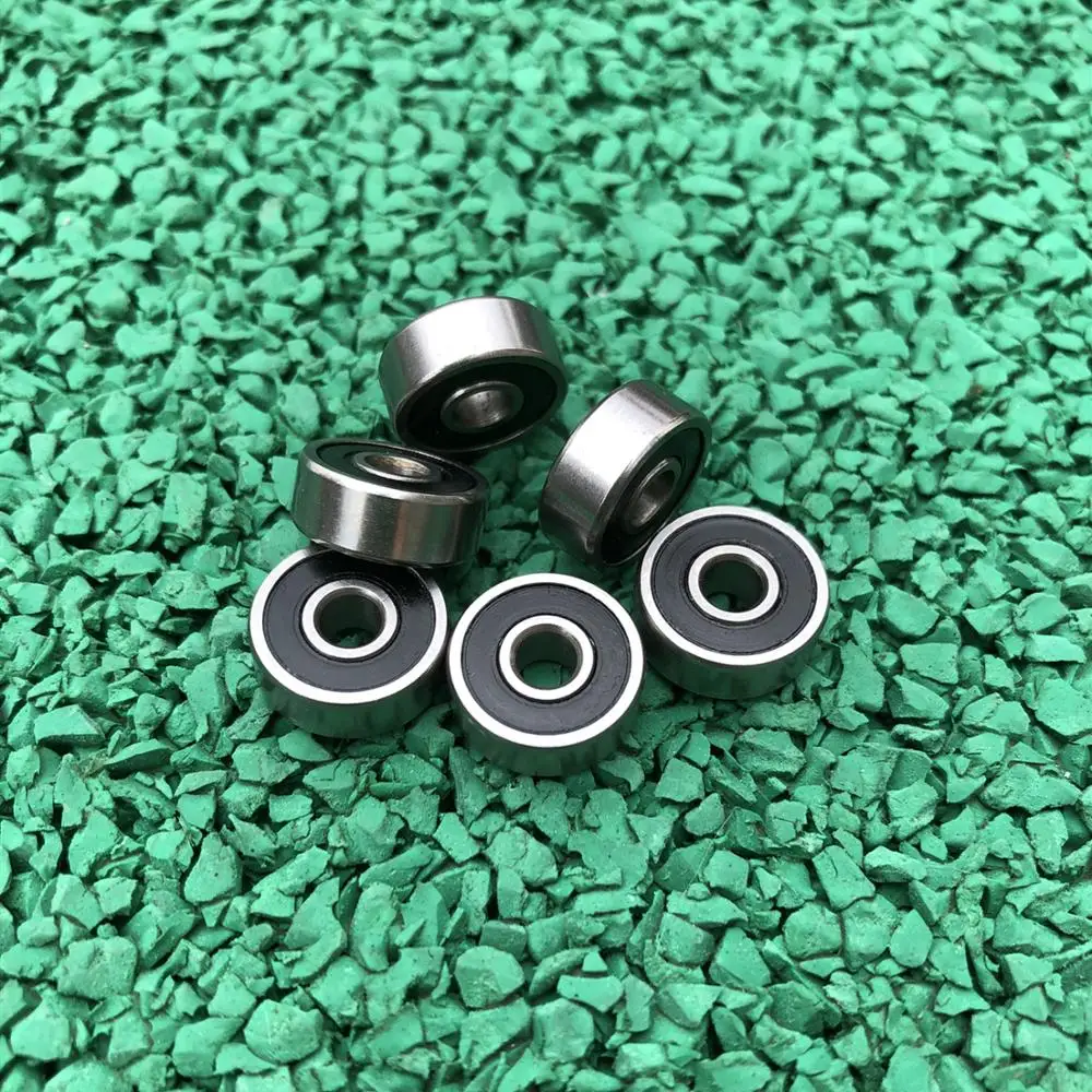 Diepgroefkogellagers, 10st 623-2RS Miniatuur Stalen Lagers Dubbele