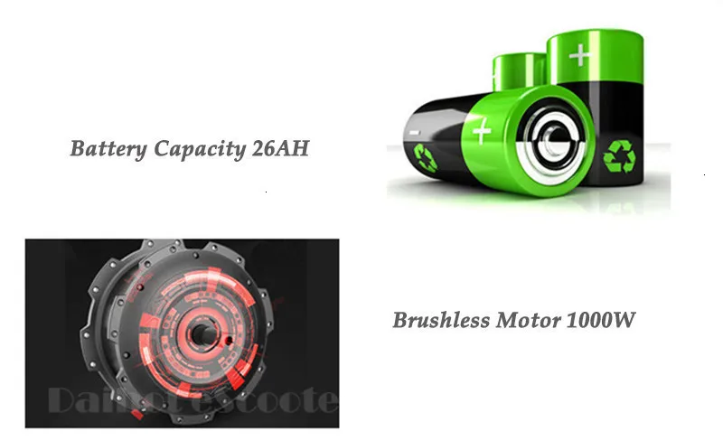 Daibot Powerful Electric Bike 10 Inch 48V Two Wheels Electric Scooters Max Speed 60KMH Folding Electric Scooter 1000W Adults (19)