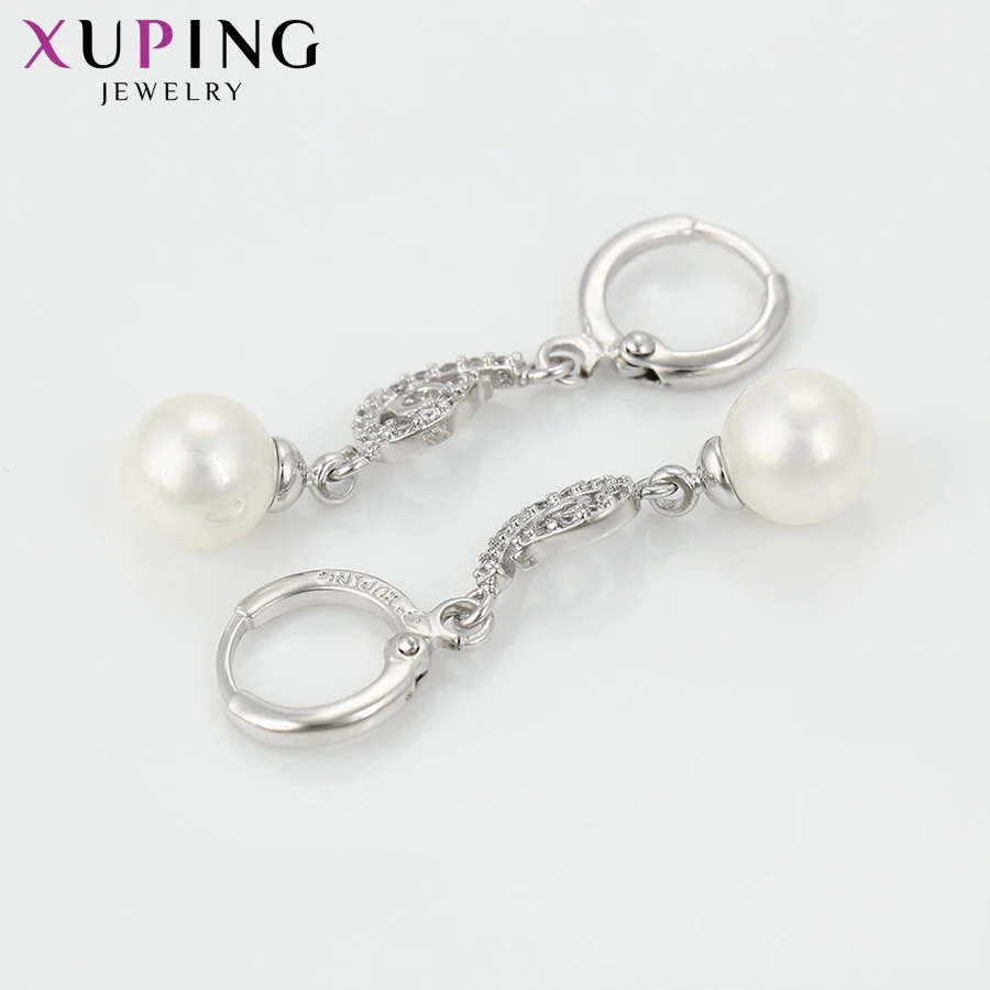Xuping 11,11, популярный дизайн, имитация жемчуга, ювелирные наборы для женщин, семейные, юбилейные, вечерние, модные, первоклассный подарок, S186.2-65605