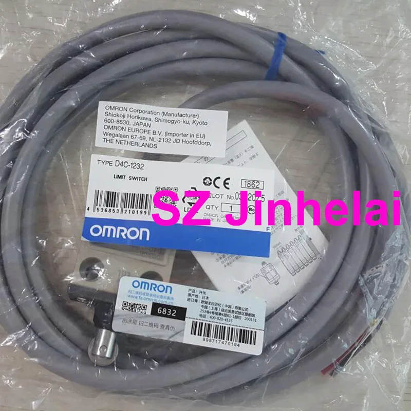 Autêntico Original Omron Seguro Durável Impermeável Limit Switches D4c1232 D4c-1332 D4c3202 Alta Qualidade 100
