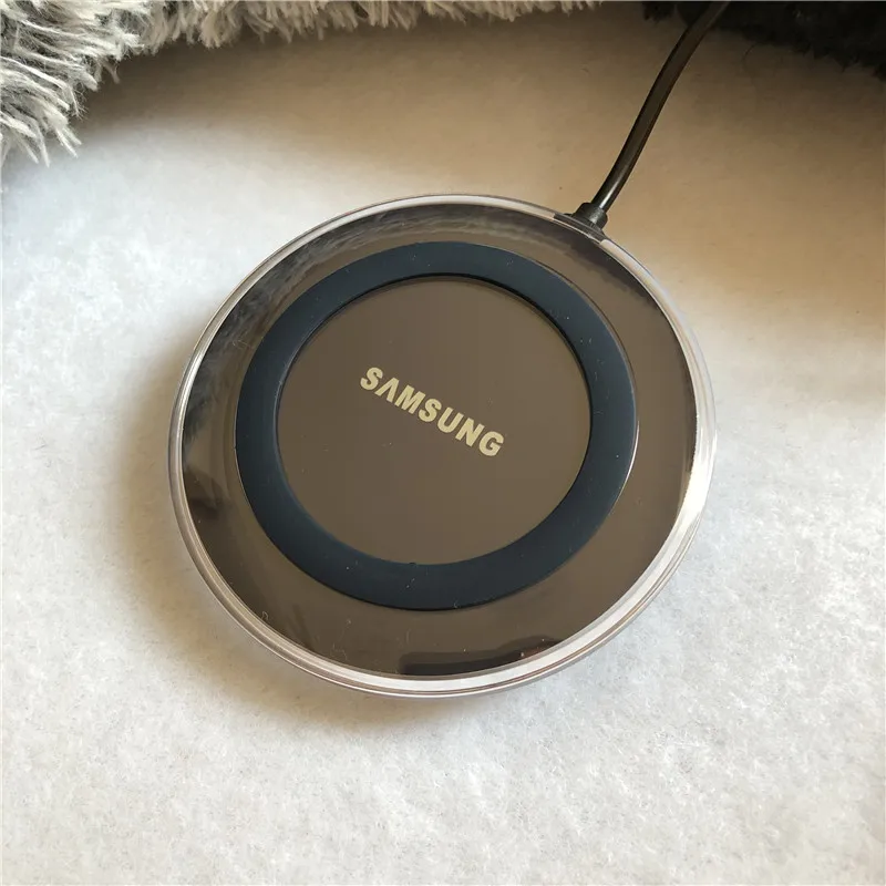 Samsung 5V/2A Wireless Charger Adapter Qi Charge Pad For Galaxy Note 8 9 10 Plus S8 S9 S10 Plus S6 S7 Edge For Iphone 8 X XS XR