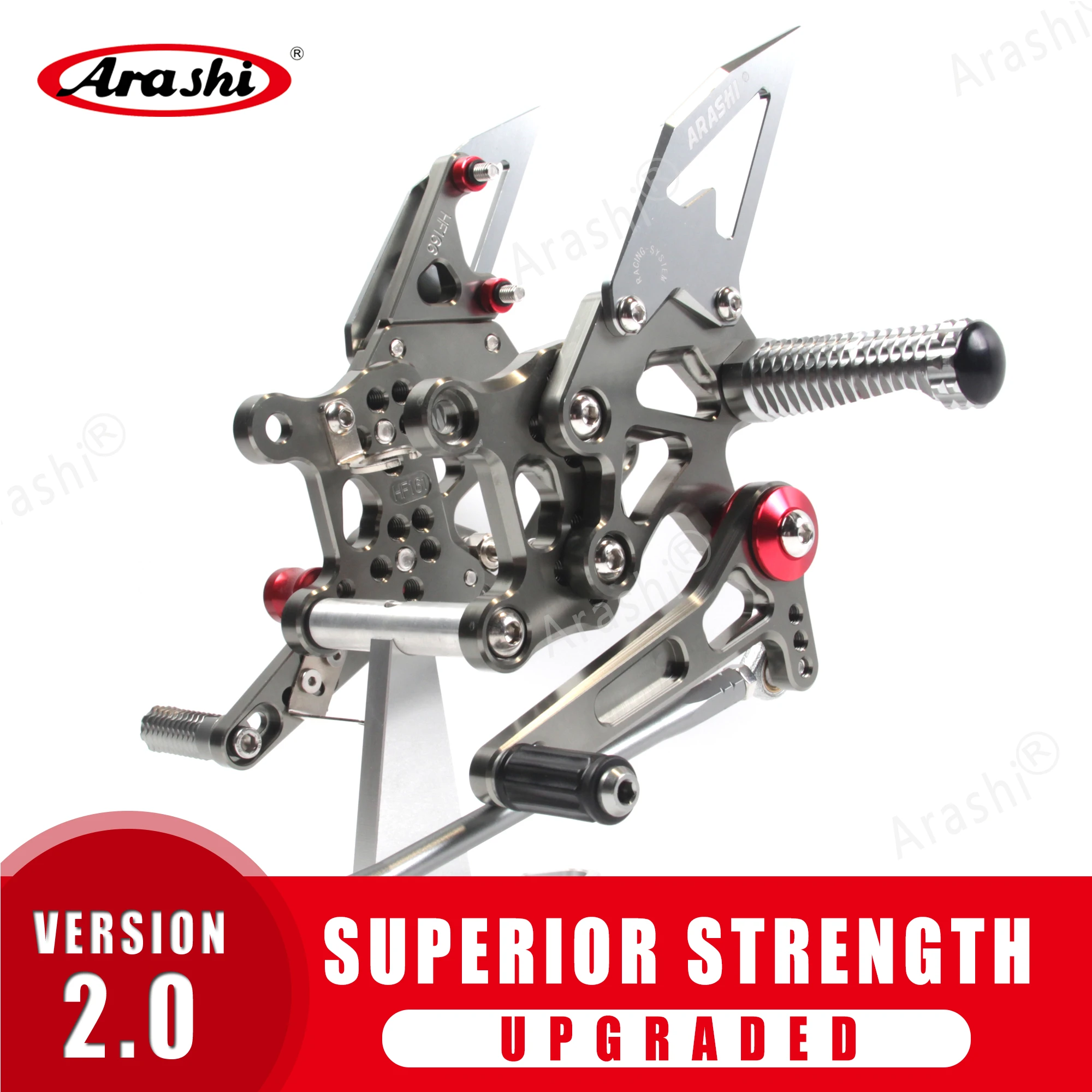 Араши для APRILIA RSV4 R/фабрика 2009 2012 CNC регулируемые Подножки Rider Rearset RSV 4R 2010 2011 09 10 11