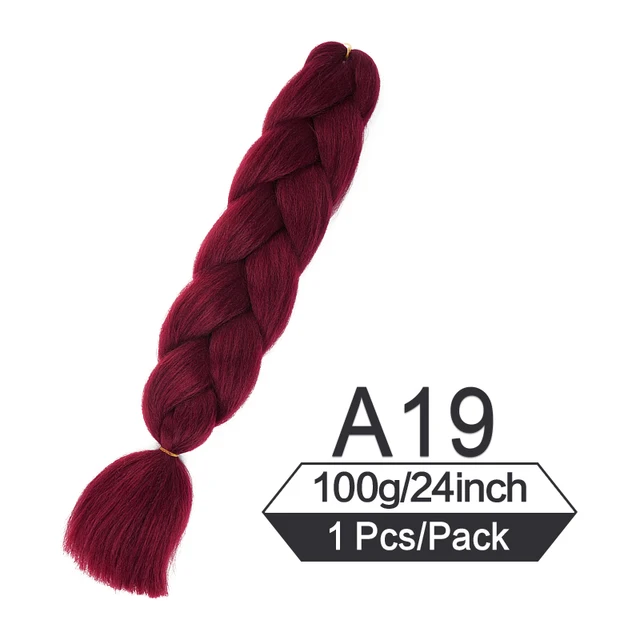 24 Inch Jumbo Braiding Hair Extensions For Box Twist Braid Accessorie Pre Stretched Afro Fake Hair Wholesale Jumbo Crochet Braid P1B/613