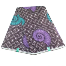 Хлопок Анкара ткань Африканская восковая ткань настоящий голландский воск Модный узор Высокое качество 6 ярдов африканская ткань для вечерние платья