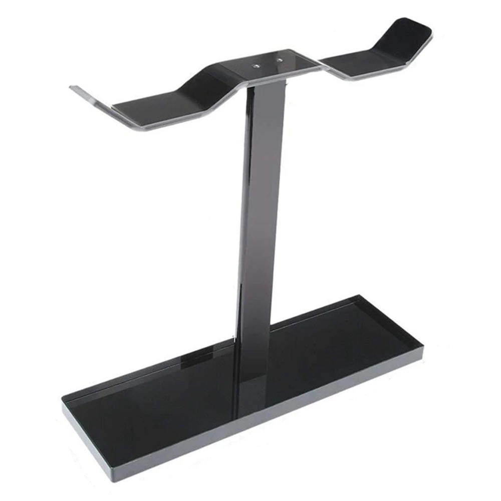 Universal Bracket Dual Balance Organic Glass Holder Station Headset Hanging Headphone Desk Headphone Stand Hanger Hook