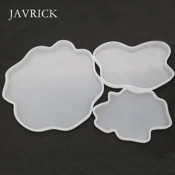 

Irregular Coaster Cup Mat Mold Manual Mirror UV Resin Table Decoration DIY Pendant Crystal Epoxy Molds Jewelry Making Tool