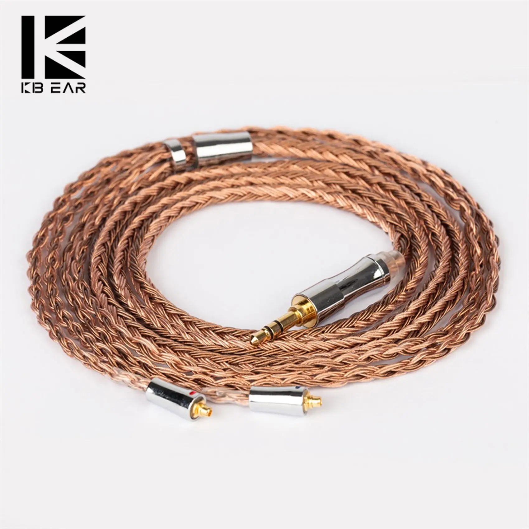 

KBEAR Show-B 24 Core 5N OFC Upgrade Cable Warm Sound Around Ears With 120 cm Length 3.5mm 2.5mm 4.4 mm plug