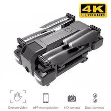 Новейший Квадрокоптер KF607 с Wifi FPV 1080P 4K HD Двойная камера оптический поток селфи Дрон складной мини Дрон VS SG106 visuo xs816