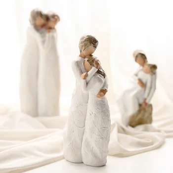 

Nordic style family resin figure figurine ornaments family happy time home decoration Accessories crafts furnishings Living Room
