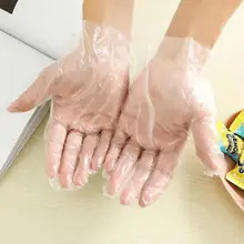 50/100 шт./компл. Еда Пластик перчатки одноразовые перчатки для ресторана Кухня барбекю eco-friendly Еда перчатки для фруктов и овощей, перчатки