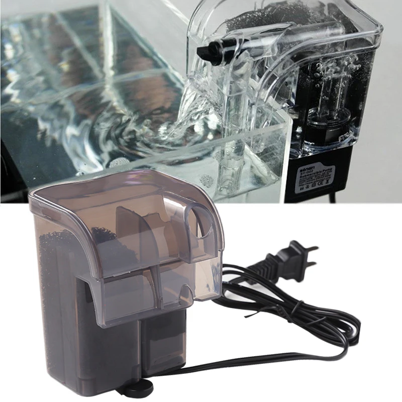 

Fish &Amp; Aquatic Pets Fish Tank Power Water Pump Water Hang on External Circulation Filter Waterfall Mini Aquarium