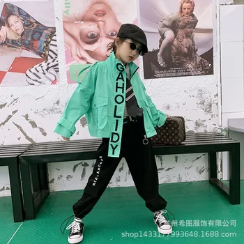 

2020 autumn new girl coat Korean version irregular children assault cardigan jacket