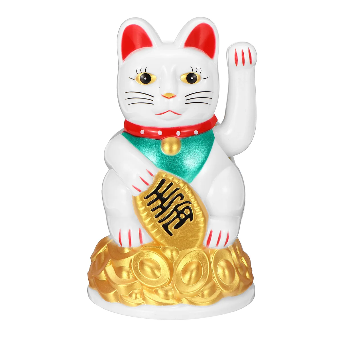 Китайский Богатство счастливый развевающийся Кот Электрический Maneki автомобиль интерьерный дисплей украшение автомобиля орнамент для сиденья дома прекрасный Декор Куклы - Название цвета: Белый