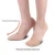 Tcare 1 пара Дышащая Женская Анти-боль No Show Socks Half Socks Toe Cover Нескользящая подошва Передние колодки Лайнер Носки Подушки Колодки