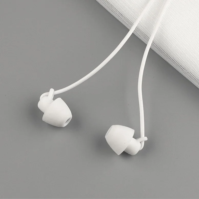 Sleep Earphone Headphones for Children Kids Student Anti-noise Sleeping Soft Wired Earphones 3.5 with Microphone for Sony Phone (11)