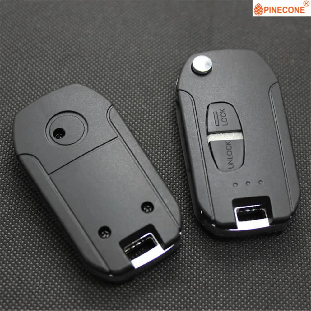 PINECONE для Mitsubishi ASX Outlander Grandis Pajero Sport 2 кнопочный ключ автомобиля Uncut Blade модифицированный пульт дистанционного ключа Fob Shell Case