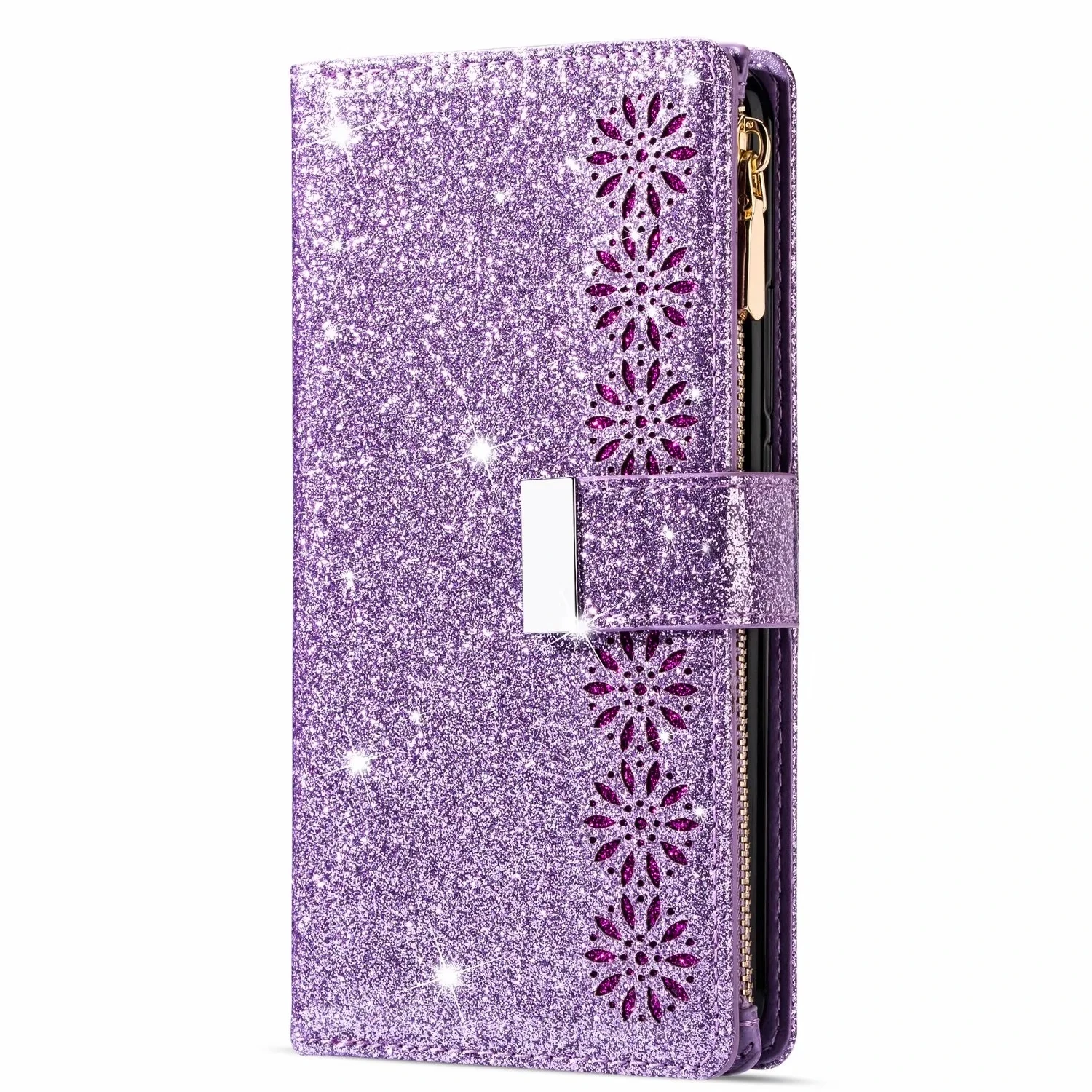 Custodia a portafoglio in pelle Flip per Samsung S21 S20 S30 Ultra S10 S9 S8 Plus S7 Edge Note 8 9 10 20 Ultra Bling Funda Protect C_voghion.com