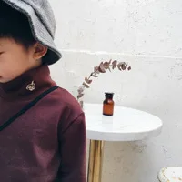Tckids Детская одежда 18 осенняя и зимняя контрастная цветная винтажная Двусторонняя одежда широкая одежда с хлопковой подкладкой