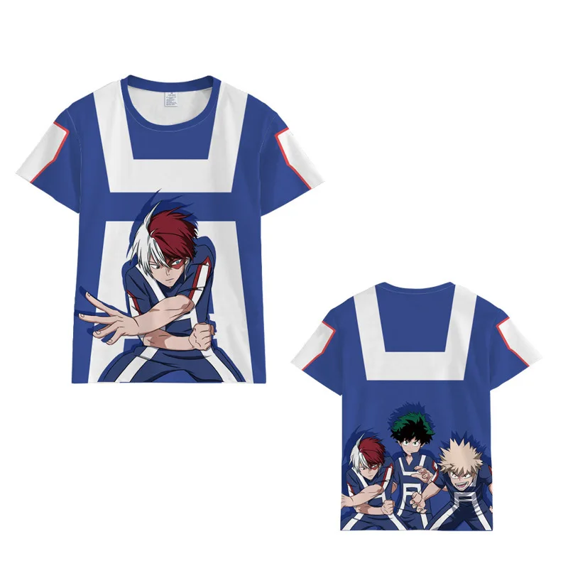 Boku no hero academy, новые футболки для косплея my hero academy, мужские футболки с героями мультфильмов my hero academy для мужчин/женщин