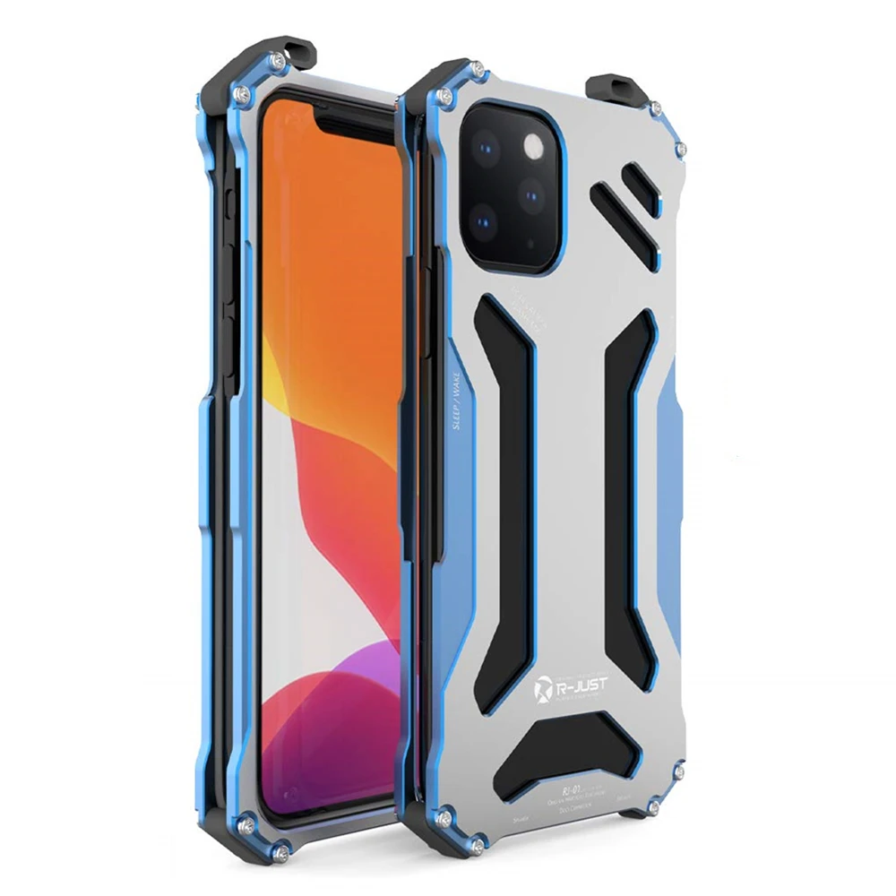 Luxury Metal Case For Iphone 13 12 11 Pro Max Mini Xs Max Xr X
