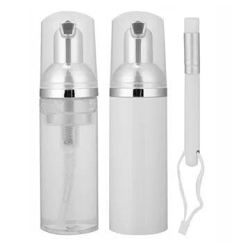 

60ml Eyelash Foam Cleaner Grafting Shampoo Remover with Brush Cleaning Solution Liquid Makeup Remover Eyelashes Extension Clean