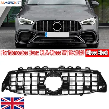 

MagicKit Big Promotion Gloss Black GT Sport Style Front Grille For Mercedes Benz CLA-Class W118 2020
