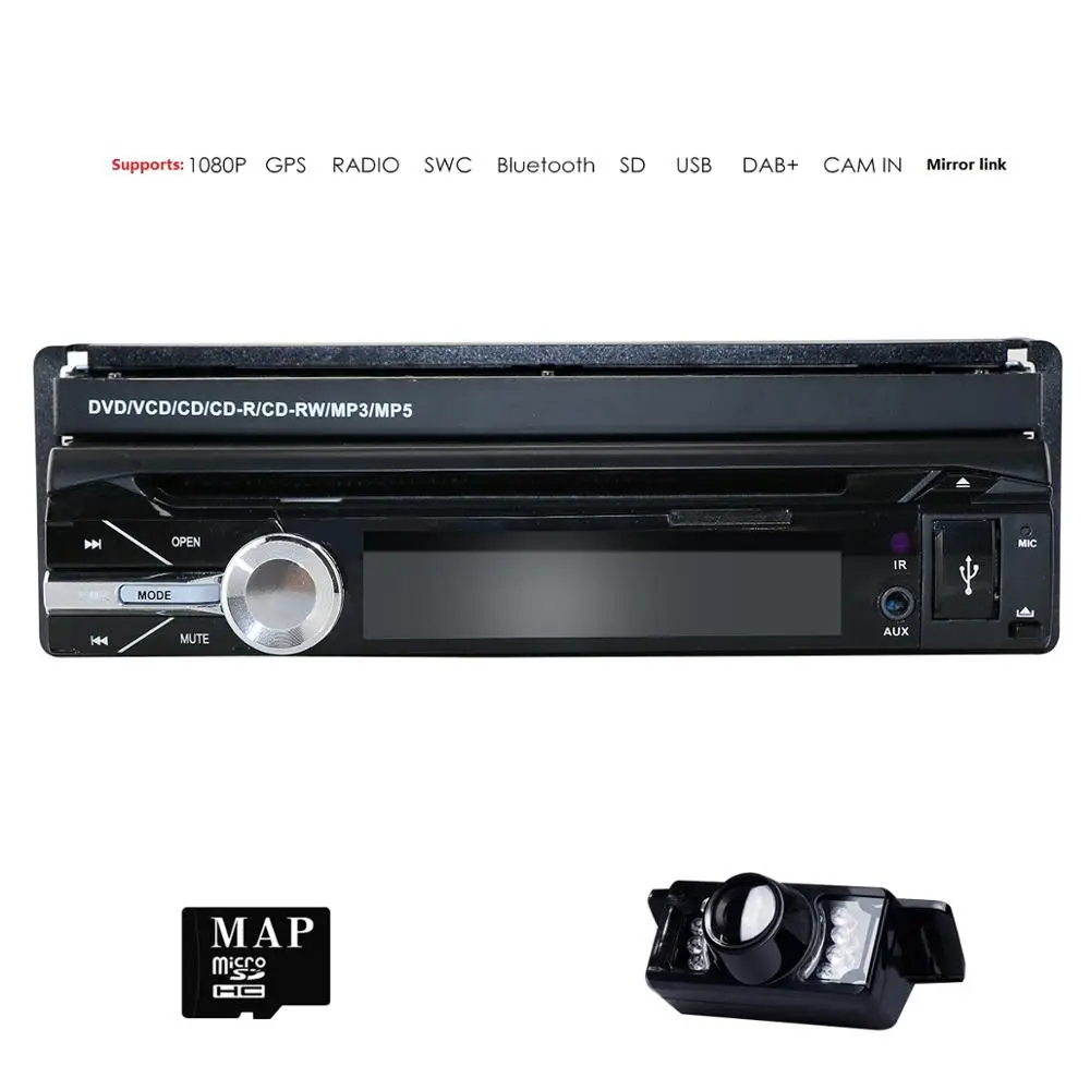 

1Din Car Dvd Player GPS+wifi+bluetooth+radio+Octa Core+ddr3+Capacitive Touch Screen+car stereo Universal with GPS,BT,SWC EQ