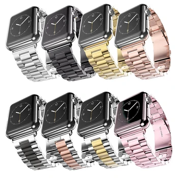 

316 Stainless Steel Band For Apple Watch 42mm 38mm 40MM 44MM Watchband Bracelet Strap for iWatch Series 5 4 3 2 1 accessories