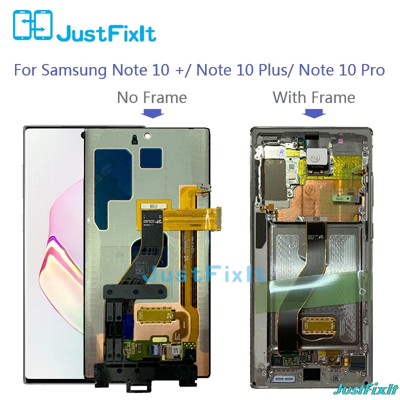 Super amoled для Samsung Galaxy Note 10 plus N975 ЖК дисплей с рамкой сенсорный экран дигитайзер N975F