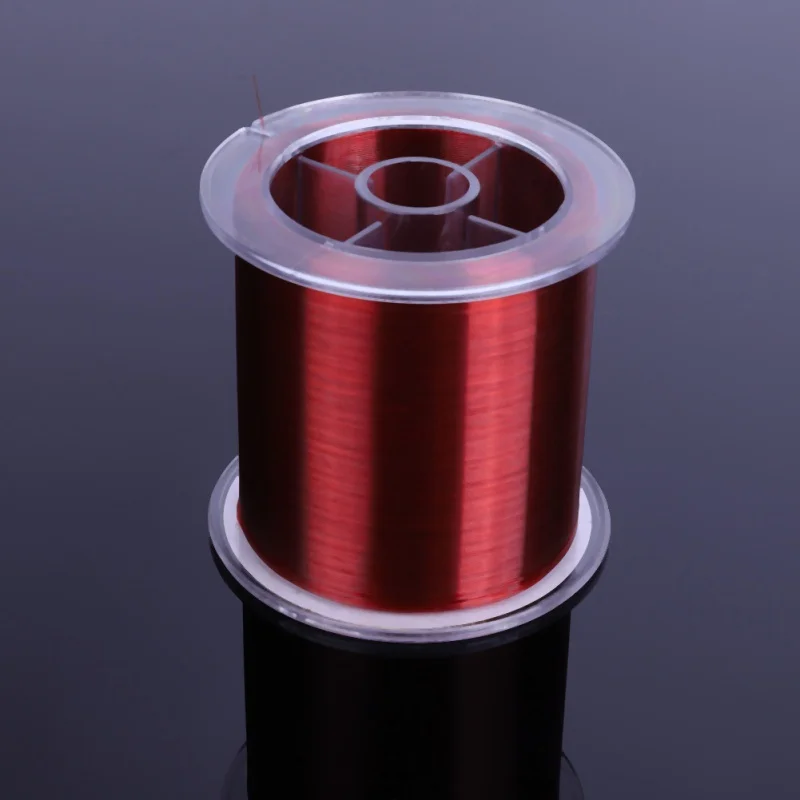 100/200/300/500M Fishing Line Super Strong 100% transparent Nylon Not Fluorocarbon Fishing Tackle Non-Linen Multifilament Red