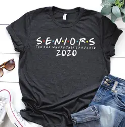 Старшеклассники 2020, те, где они футболки выпускника класса 2020, подарок на выпускной, 2020, друзья старшего возраста