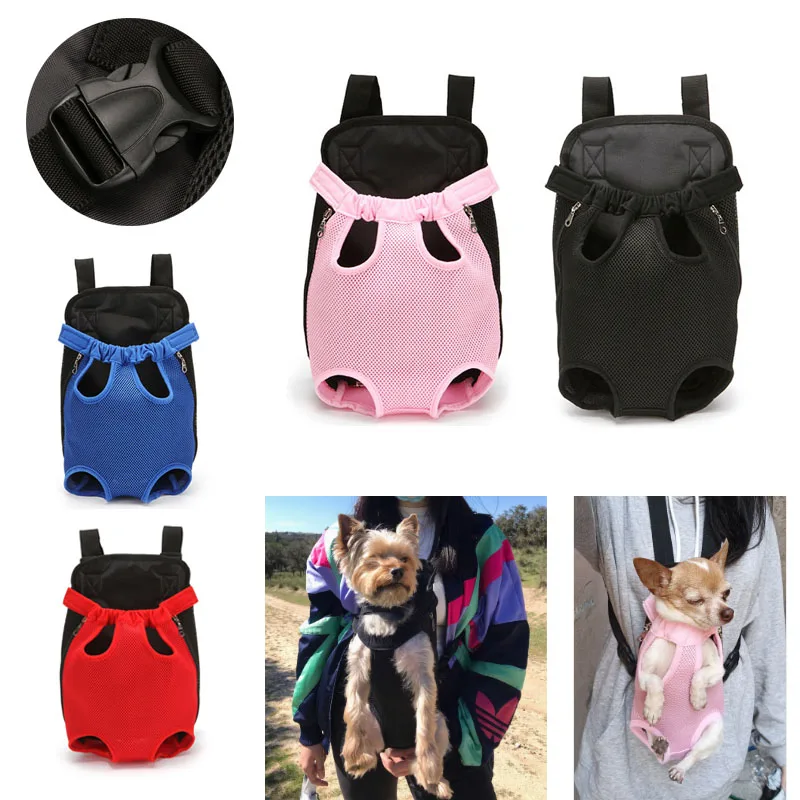 Breathable Dog Carrier Backpack Large Adjustable Pet Front Puppy