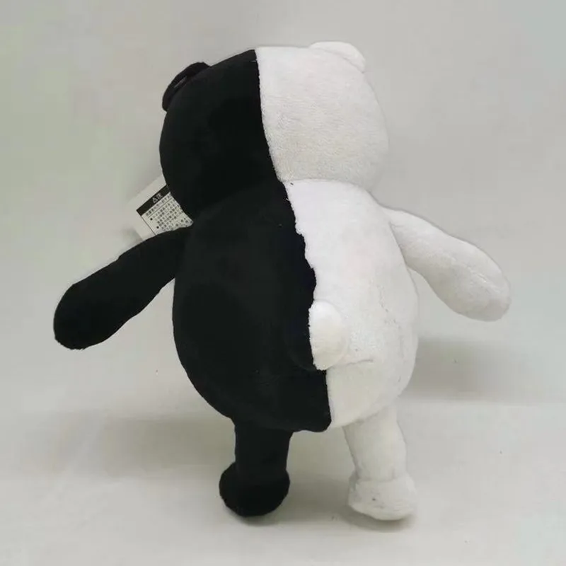 New 25cm/33cm Black & White Bear Plush Toy Soft Stuffed Animal Dolls Birthday Gift for Children Christmas New Year Valentine Toy