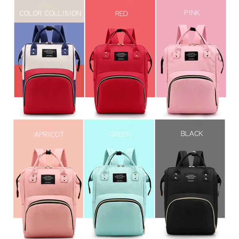 Beste Mode Baby Bag Rugzak Voor Mama Grote Capaciteit Bag Mom Baby Multifunctionele Outdoor Travel Luiertassen Voor Baby care Hand Tas