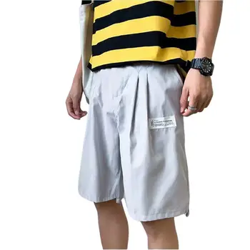 

Yfashion Man Sports Shorts Elastic Band Waist Male Loose Pants with Pockets