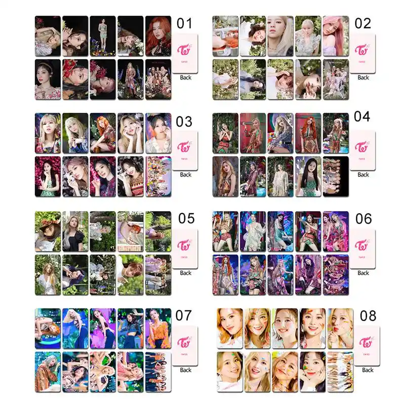 10pcs Set Kpop Twice More More 9th Mini New Album Photo Card Paper Cards Self Made Lomo Card Photocards Stationery Set Aliexpress
