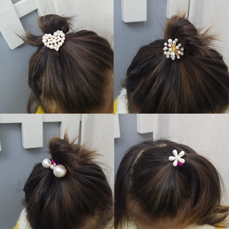 1 шт. корейская мода жемчужные заколки для волос для женщин Шпилька для девочек милые свадебные аксессуары для волос Головные уборы