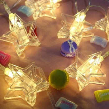 

Star Photo Clip Star Lamp String Lamp Christmas Lights Library Decorate Nightlight Fairy Lights Wedding Decor Garden Decoration