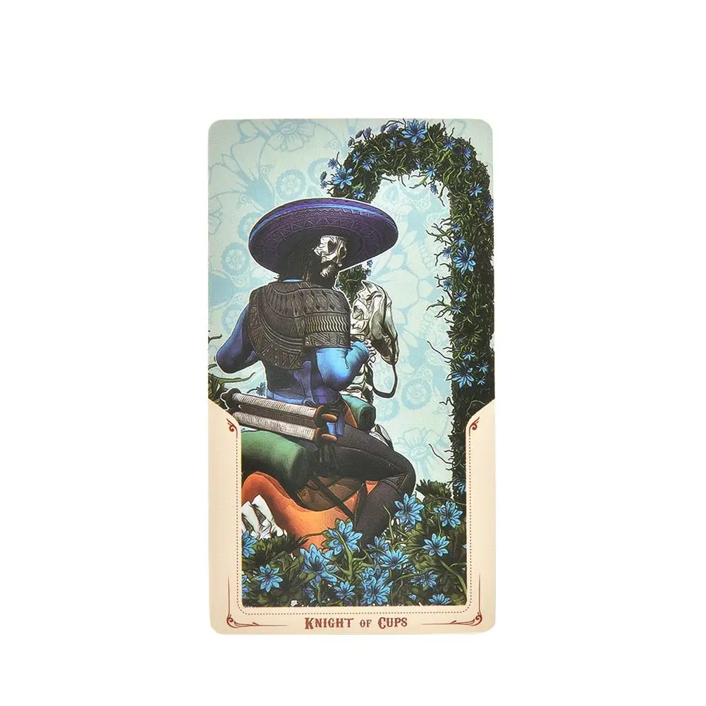 78 шт полный английский Таро карты листы Санта Муэрте Таро карты настольная игра игральные карты колода настольные игры для семьи Вечерние