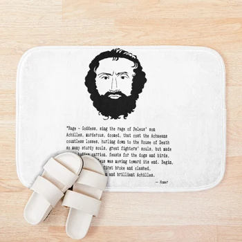 

Homer Quote Bath Mat Protective Floor Mat PVC Entrance Door Mat Non-slip Kitchen Carpet Modern Home Customized Mats