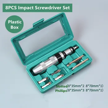

7/8/13 PCS Professional Screwdriver Set Impact Driver Screwdriver Hand Tools For Loosening Bolts Stubborn Fasteners