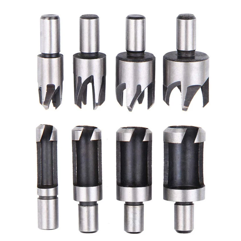 8 шт. набор резцов для отверстий в деревянной вилке сверла с наконечником 10 мм