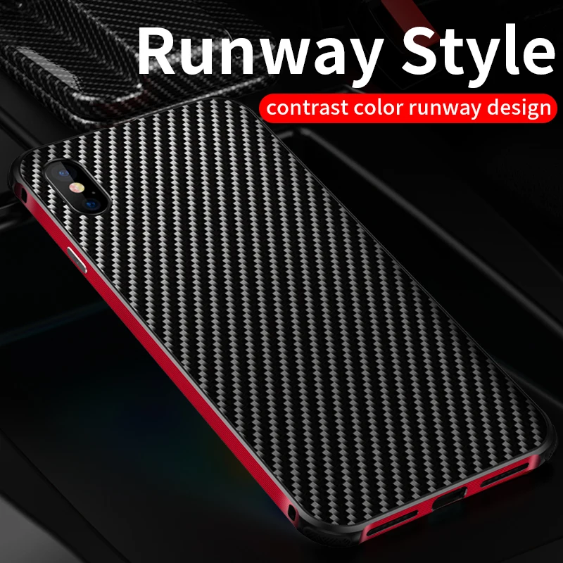 Beyour Runway Coque для iPhone XR чехол с металлической рамкой из углеродного волокна чехол Funda для iPhone 11 Pro Max XS Max X 8 7 Plus чехол для телефона