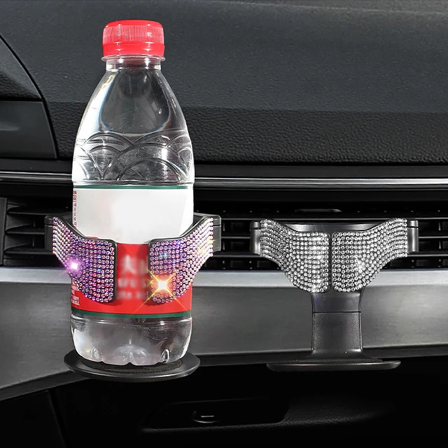 1 stück Auto Lkw Trinken Halter Air Outlet Getränke Rack Flasche Steht  Bling Zubehör für Mädchen Wasser Tasse Halter - AliExpress