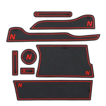 

Anti-Slip Mat For Honda N-VAN 2018 Gate Slot Coaster Anti-Dirty Door Groove Mat Car Interiors Gel Pad Rubber Mat
